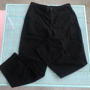 Black UNIQLO cotton / linen pants, size M / 28-29 inches